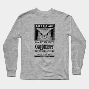 Owl-Musty Ale Long Sleeve T-Shirt